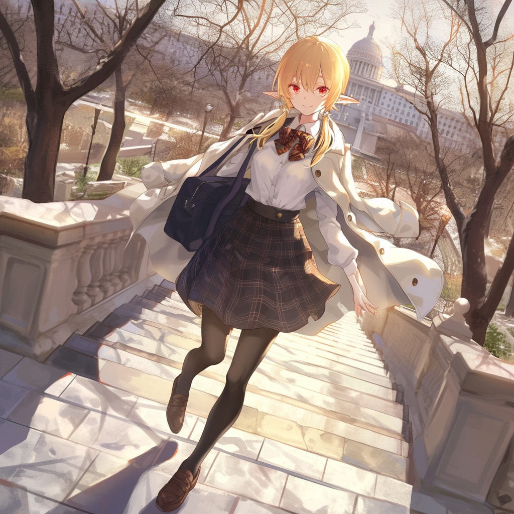 エルフちゃんとアメリカ旅行