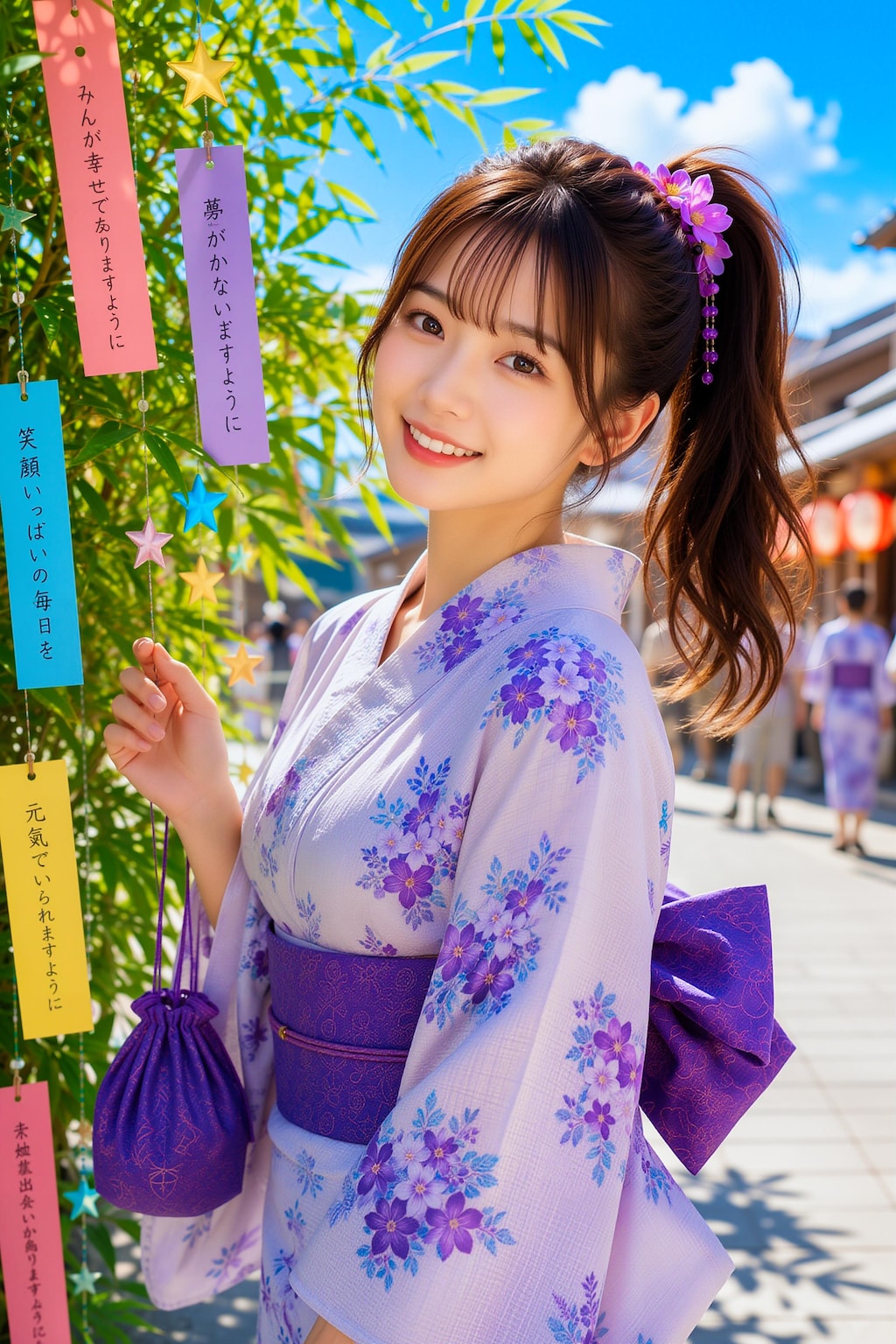 浴衣ポニテ最強