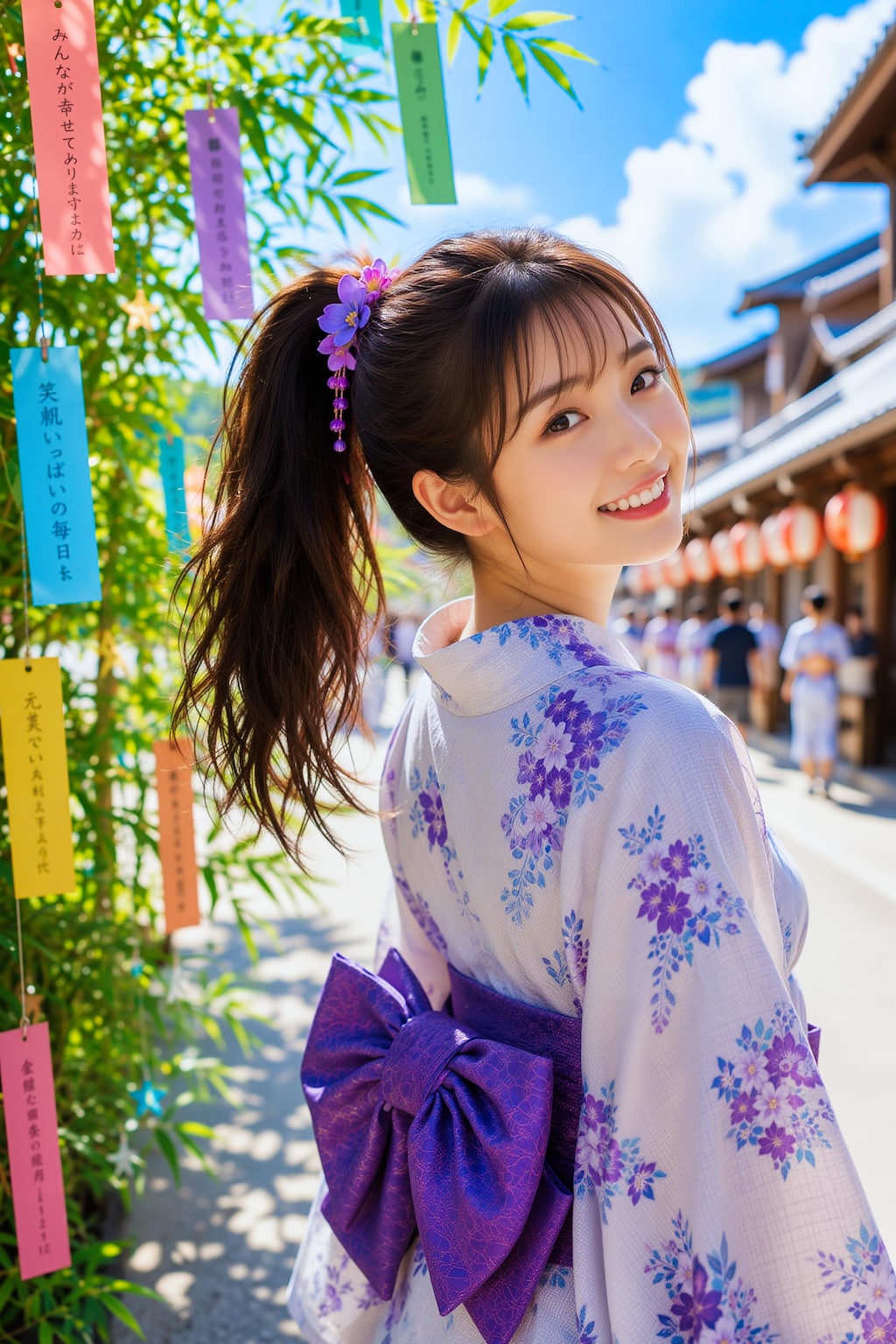 浴衣ポニテ最強