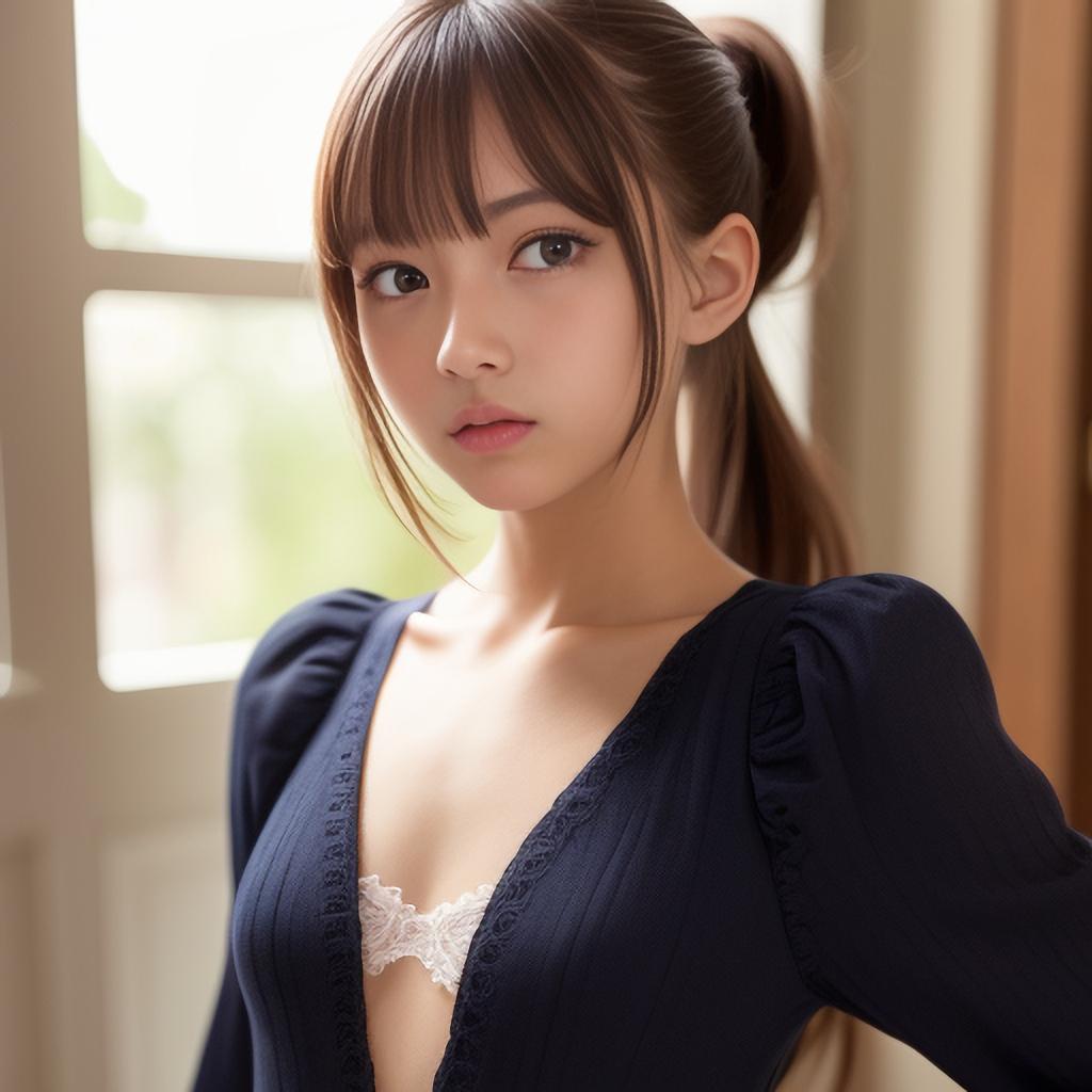 ポニテ？