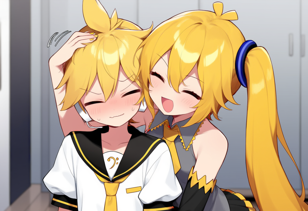 ボーカロイド　れんきゅんがよしよしされるだけ　（ネル版）