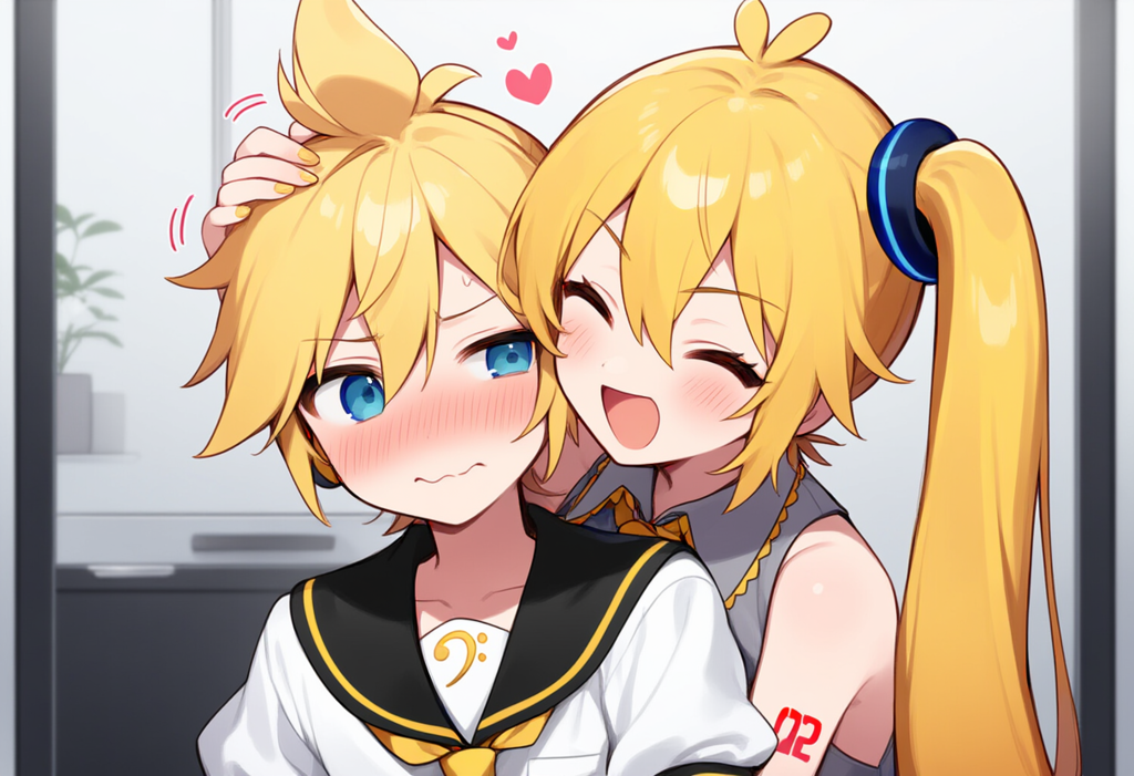 ボーカロイド　れんきゅんがよしよしされるだけ　（ネル版）