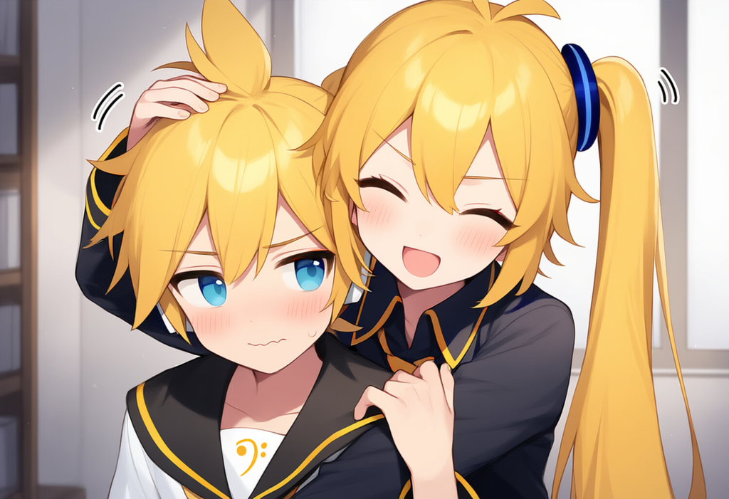 ボーカロイド　れんきゅんがよしよしされるだけ　（ネル版）