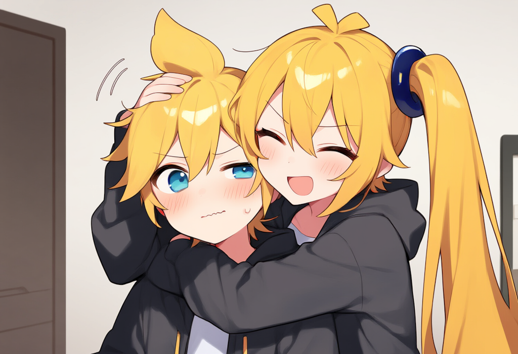 ボーカロイド　れんきゅんがよしよしされるだけ　（ネル版）