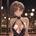 ドレス姿の日焼け彼女 3枚目