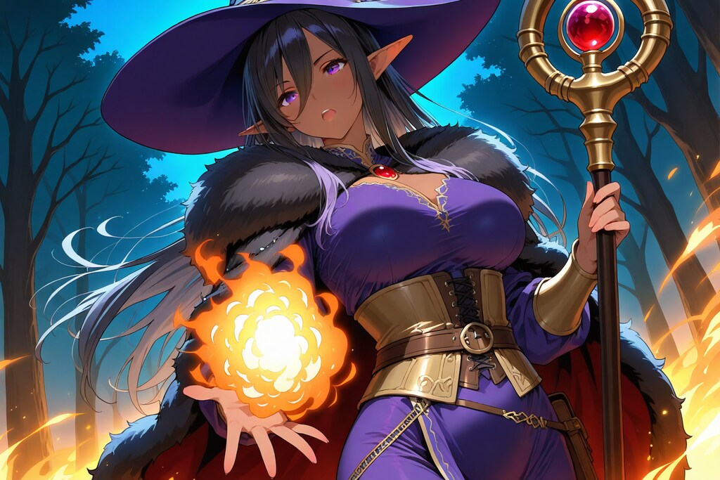 魔導士ダークエルフさん(CAPE)