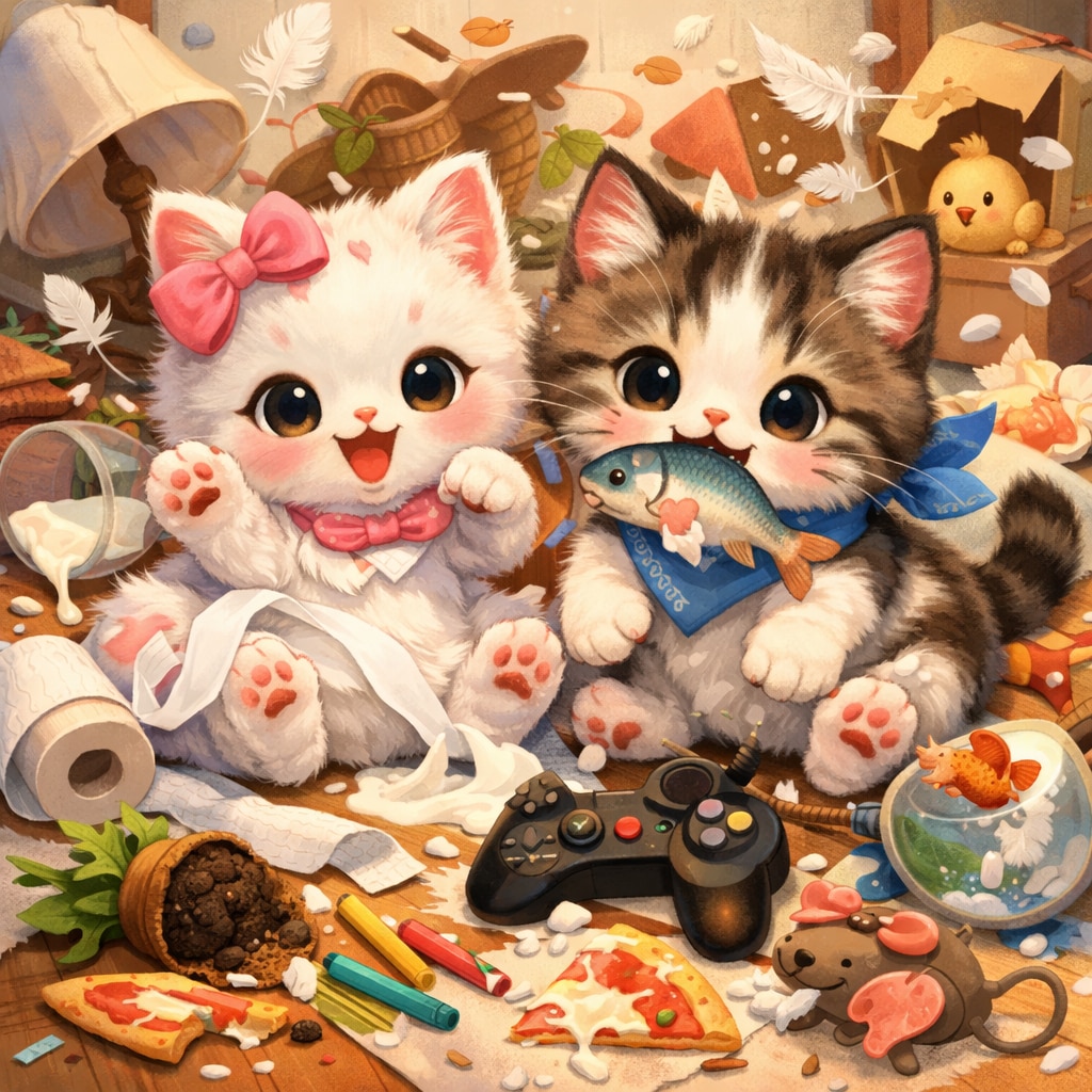 さいきょうのふたごねこさま | の人気AIイラスト・グラビア