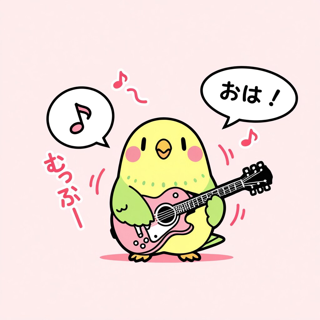ギターインコ | の人気AIイラスト・グラビア