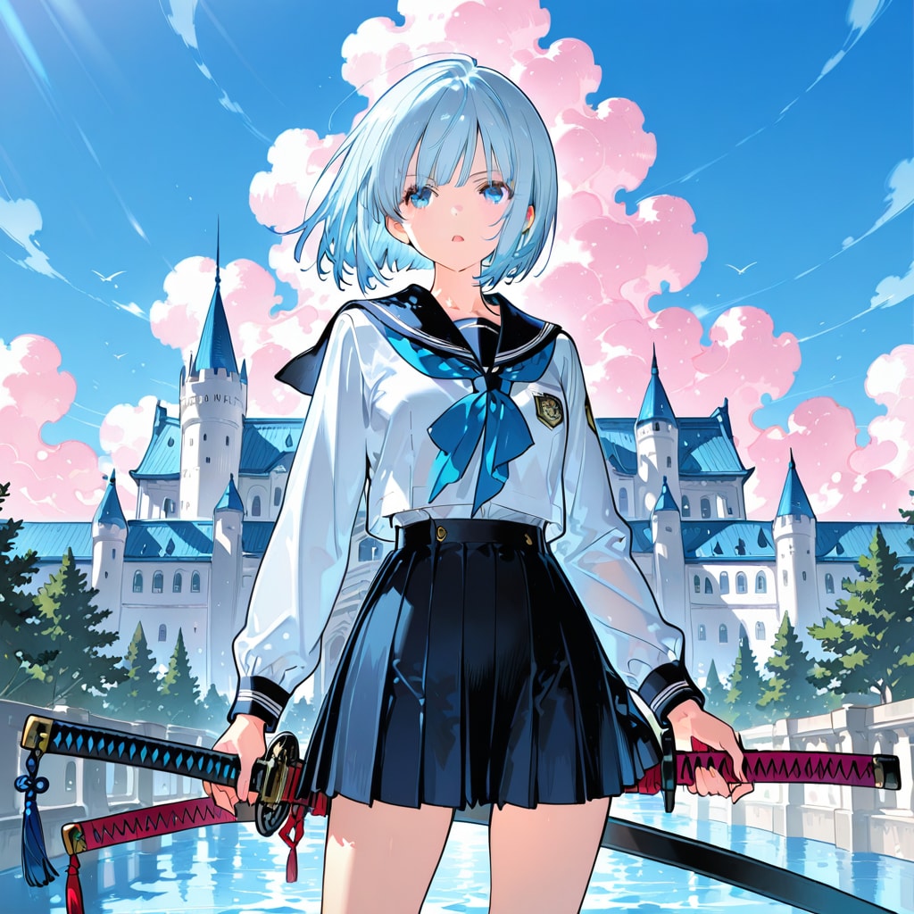 制服の剣士たち