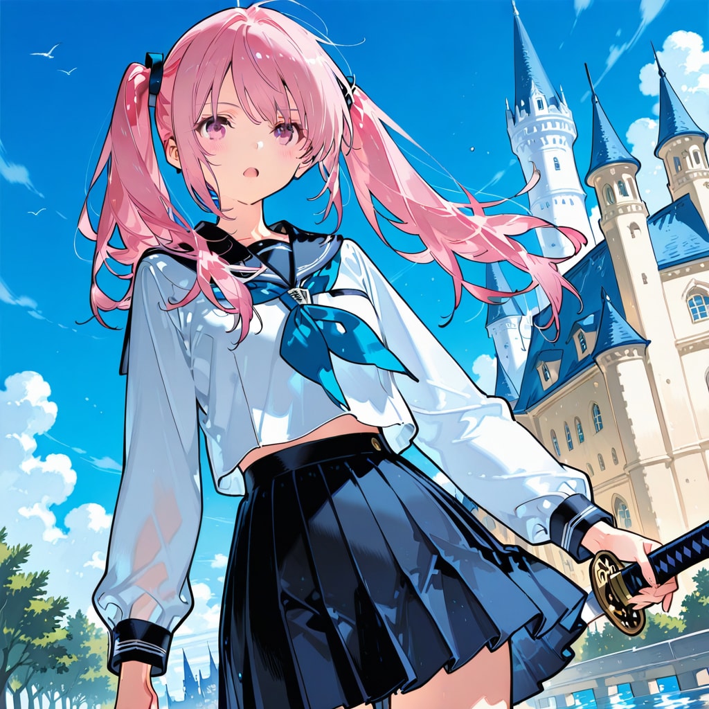 制服の剣士たち