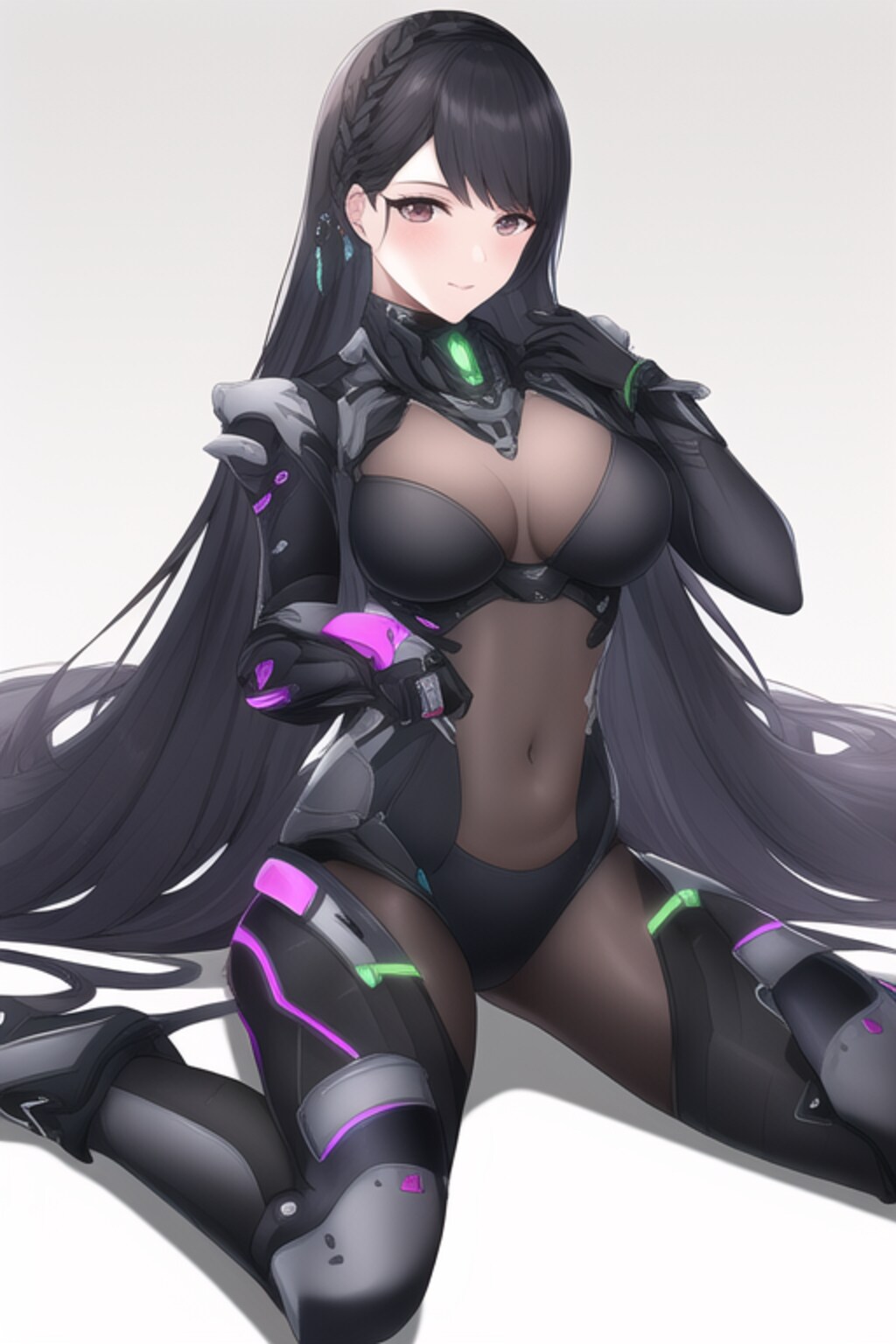 [呪文] 近未来感のあるエロスーツ