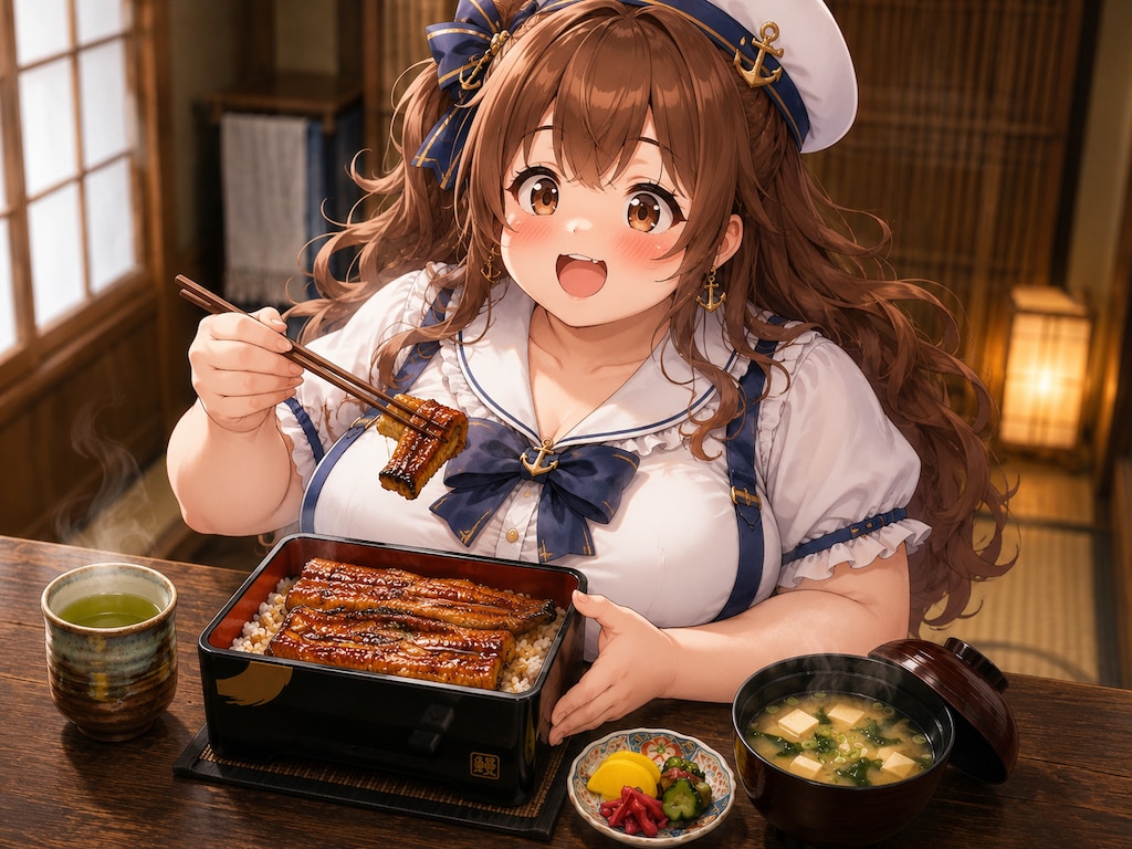 鰻重食べる