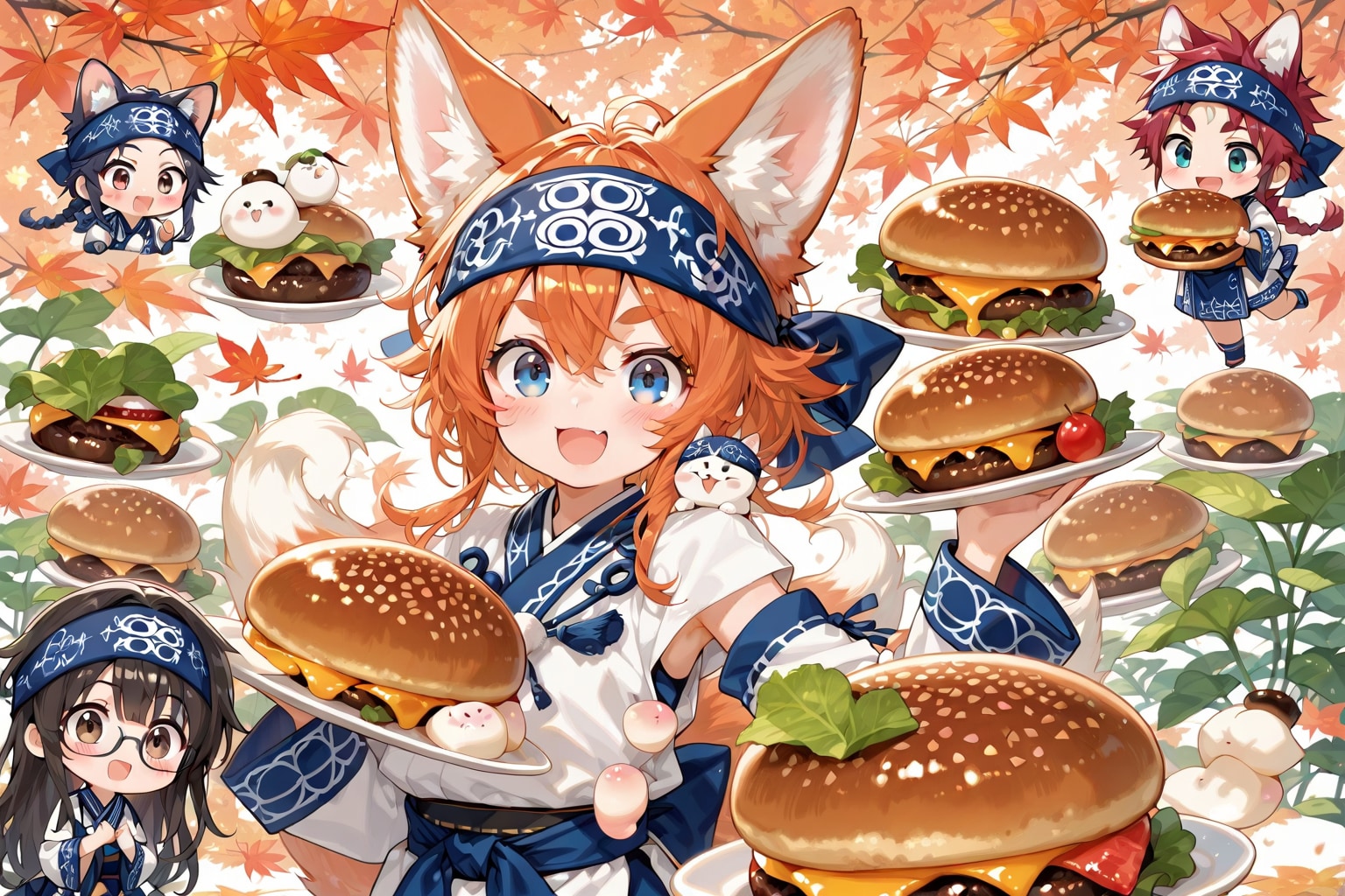 ビッグハンバーガーをどうぞ！ | の人気AIイラスト・グラビア