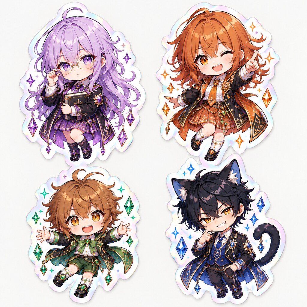 ちびキャラシール
