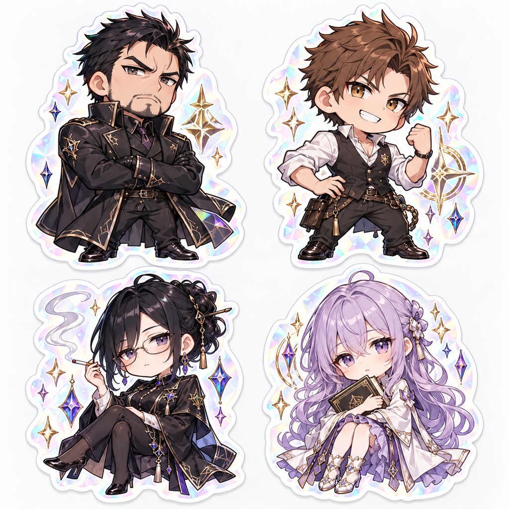 ちびキャラシール