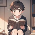読書中 5枚目