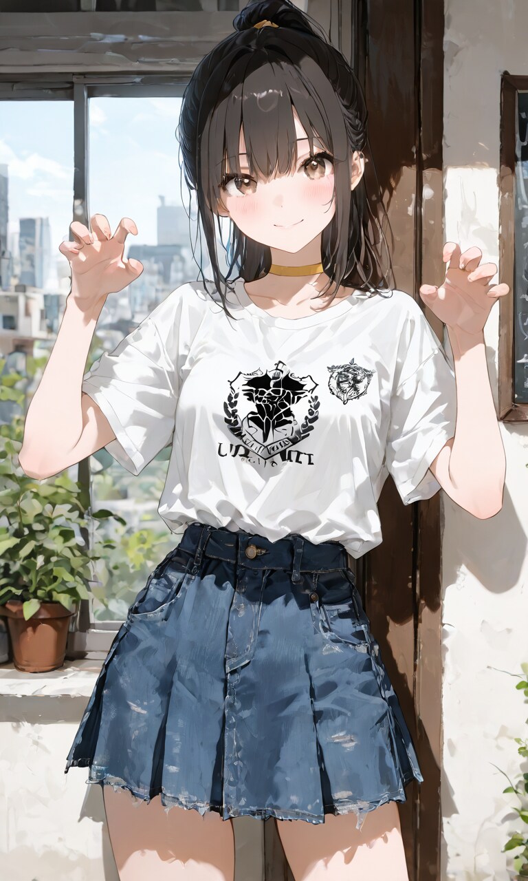 威嚇する子 | の人気AIイラスト・グラビア