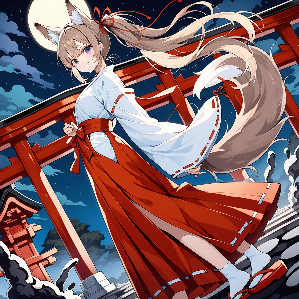 巫女狐娘・三女