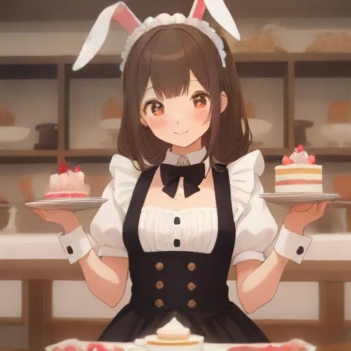 うさぎのメイドカフェ