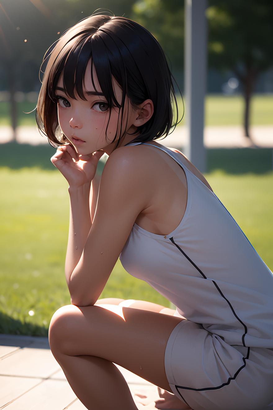 サッカー少女