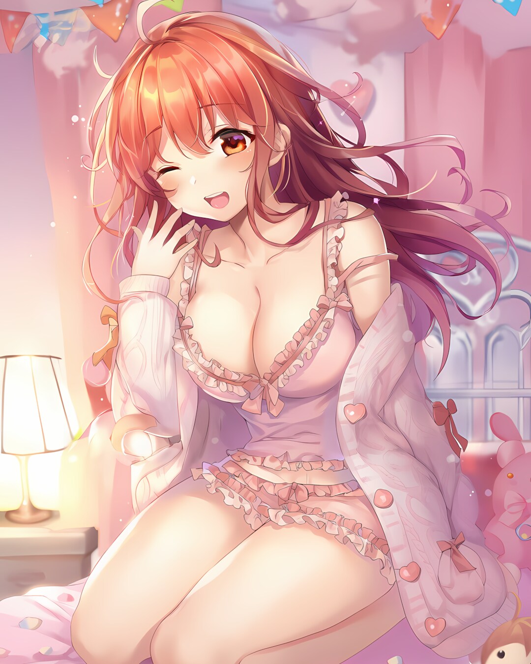 💕ハートふわふわでおやすみノノカ♡