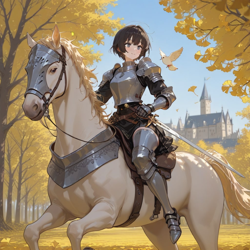 pegasusで秋の女騎士251104