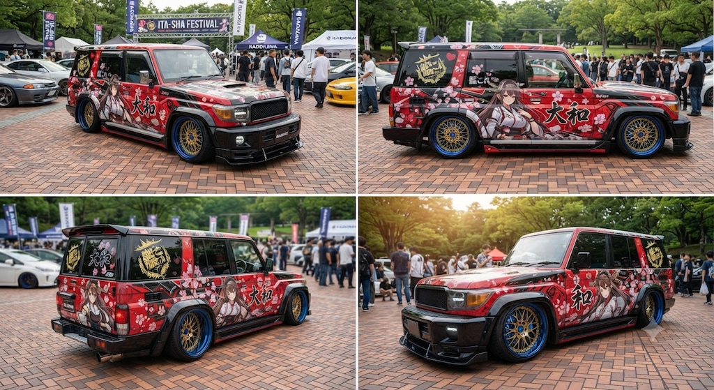 艦これ痛車ランクル70