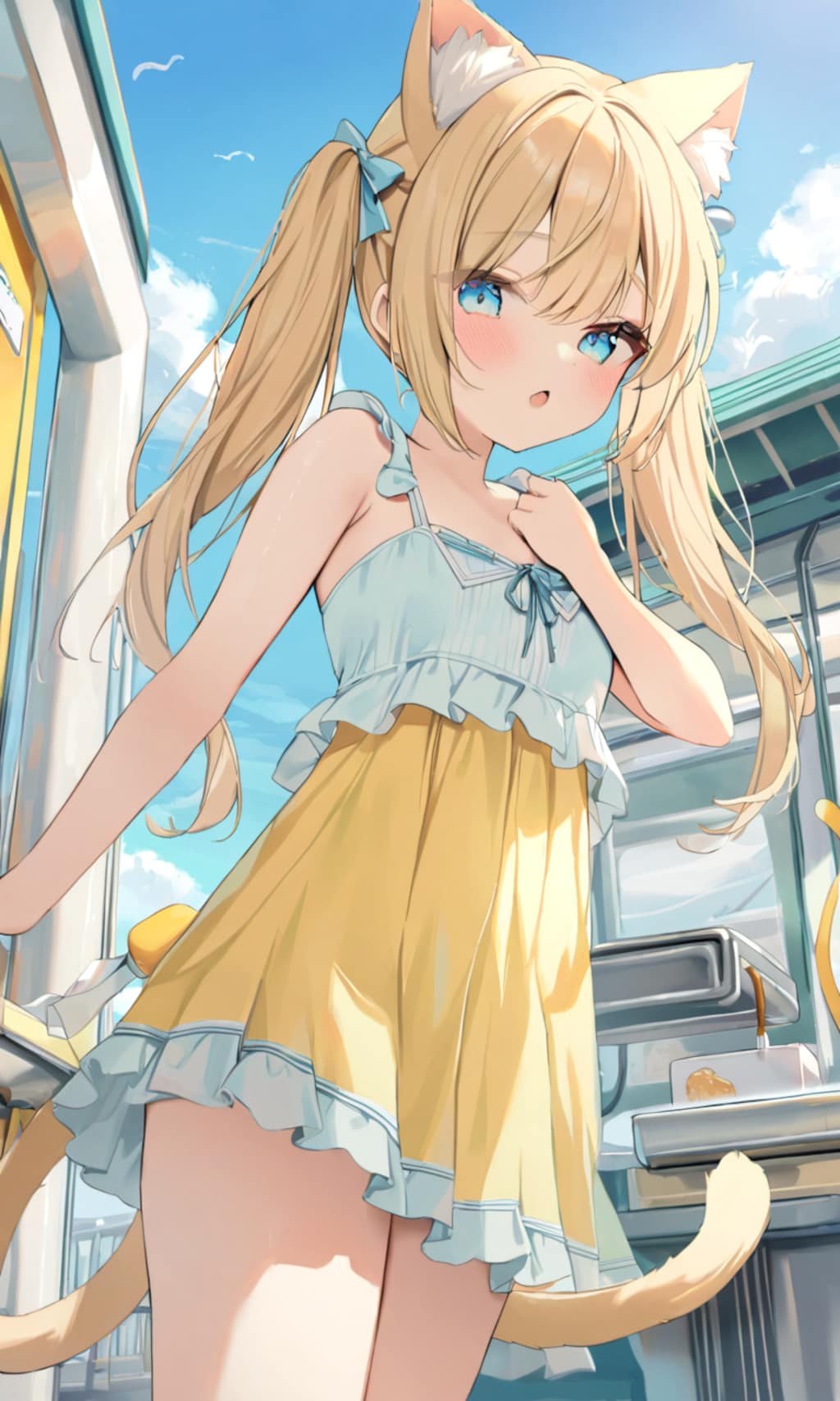 こるり「おうっ、お出かけですわっ」まや「尻尾が出て興奮と」