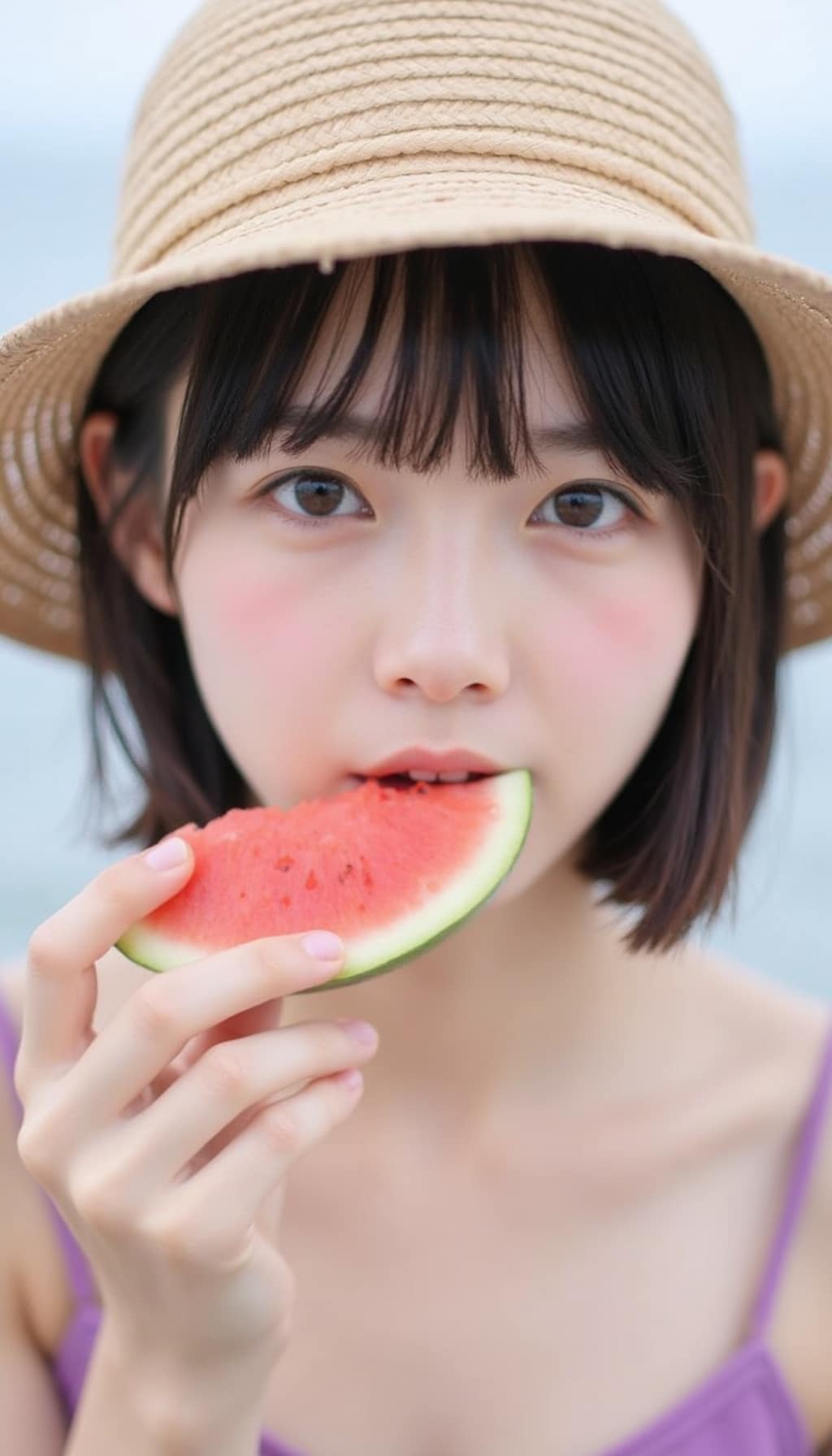 スイカ食べたい