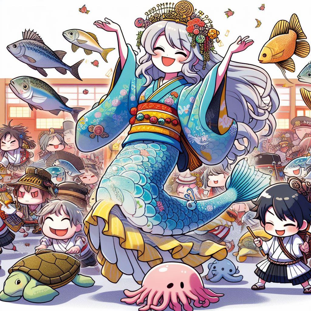 舞い踊れ鮮魚たち！