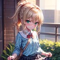 ロリモードレッドスカートたくし上げ 3枚目