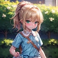 ロリモードレッドスカートたくし上げ 8枚目