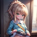 ロリモードレッドスカートたくし上げ 9枚目