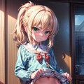 ロリモードレッドスカートたくし上げ 12枚目