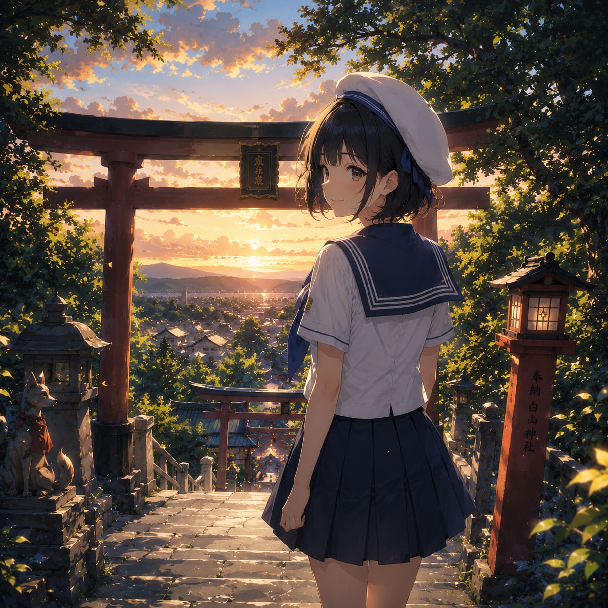 夕やけ