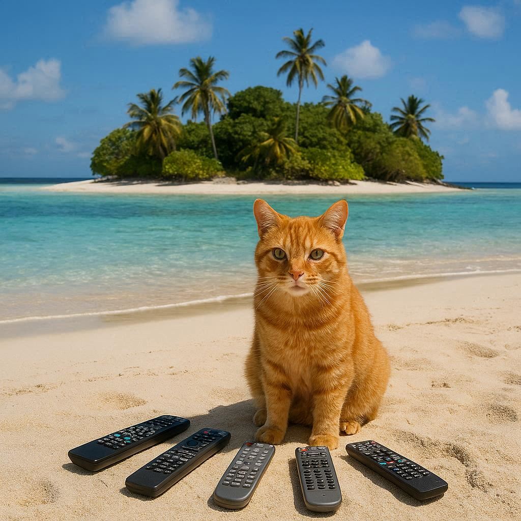 リモコンを持ってきた猫 | の人気AIイラスト・グラビア