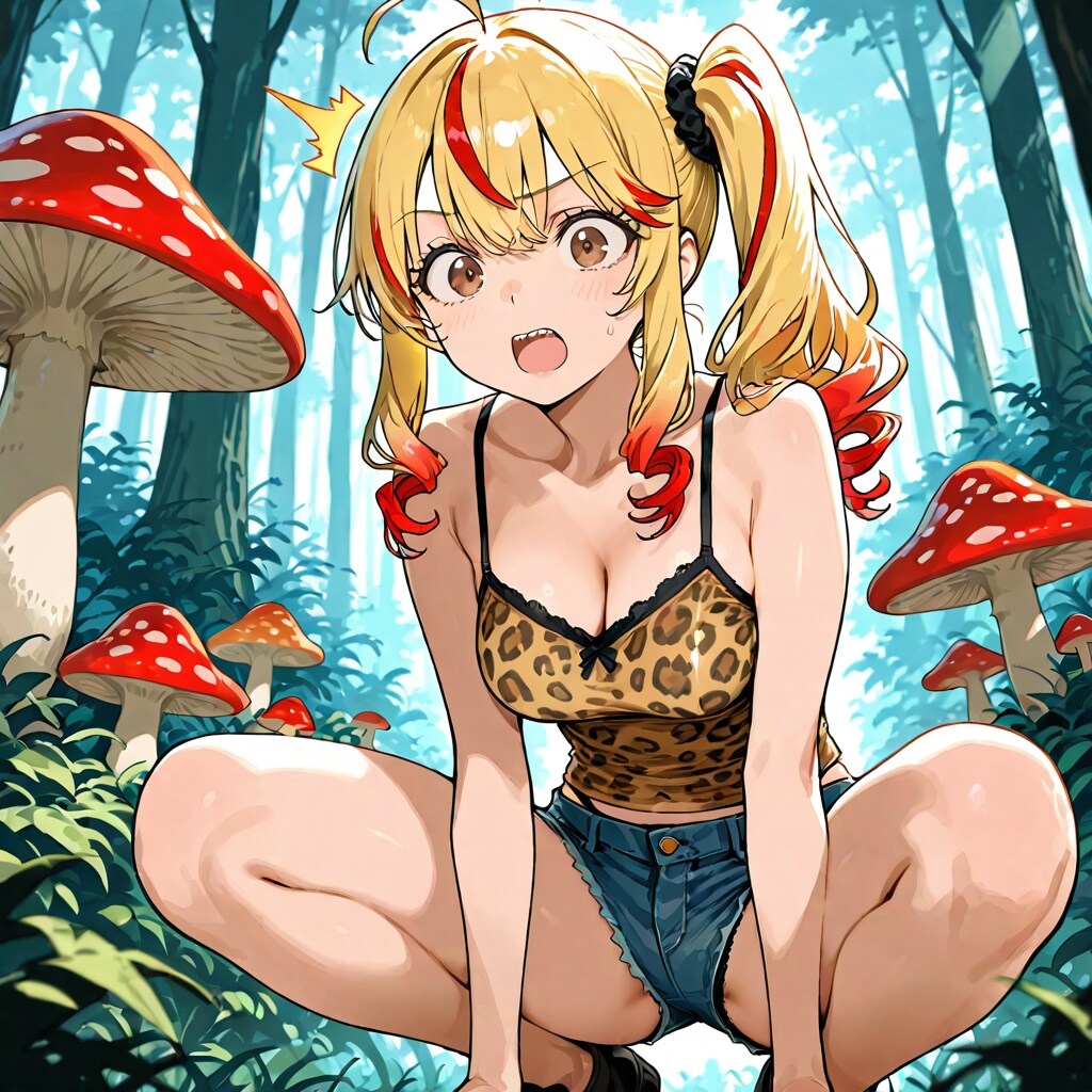 キノコの森にて🍄