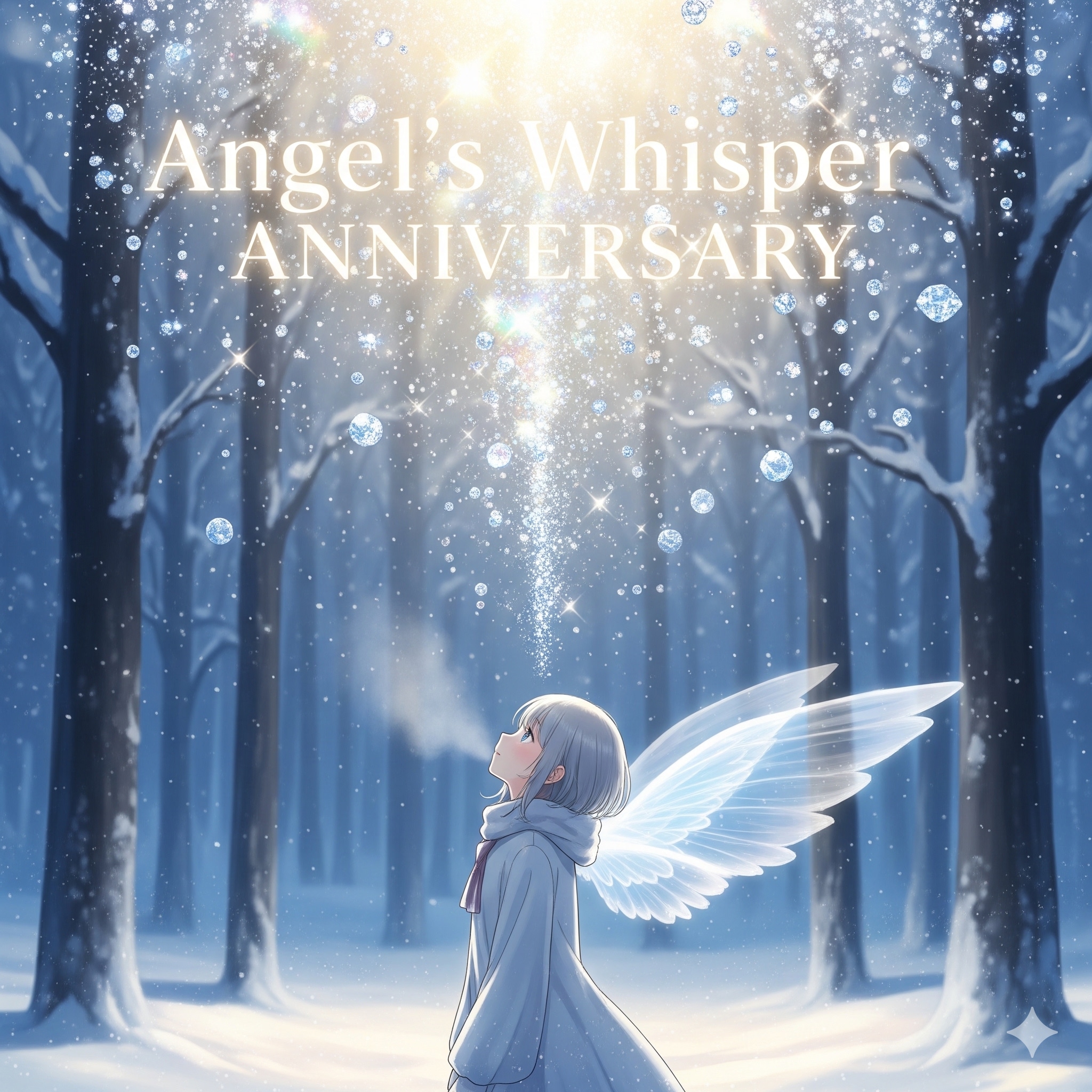 天使のささやき記念日　by #Gemini　ーアニメーションスタイルー | の人気AIイラスト・グラビア