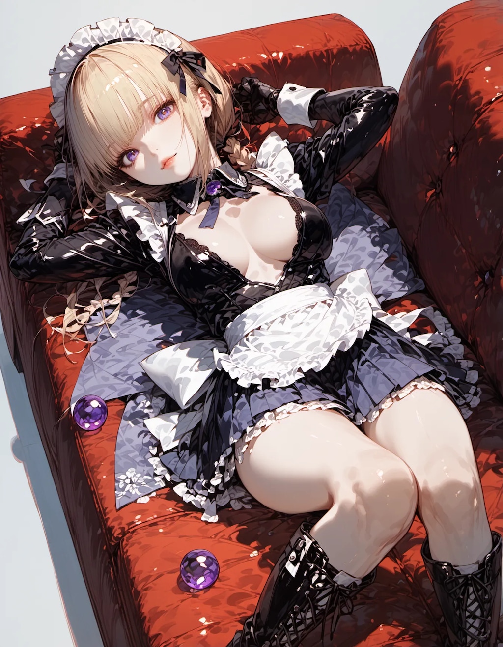 The Maid’s Crimson Respite