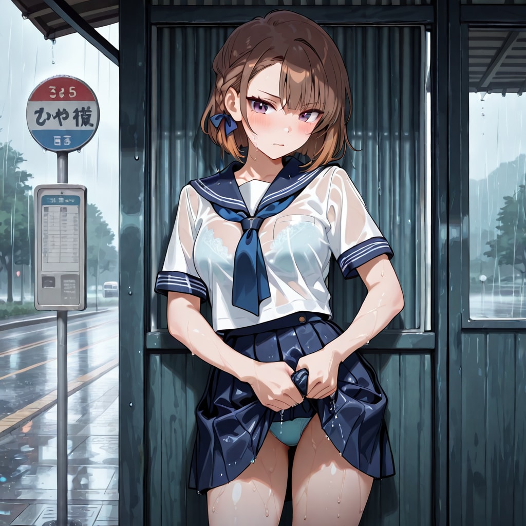 ずぶ濡れになっちゃった