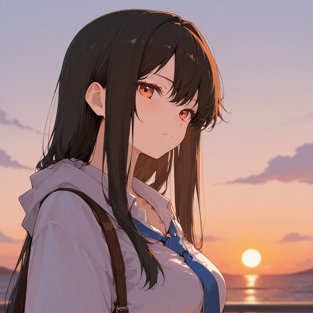 夕暮れ