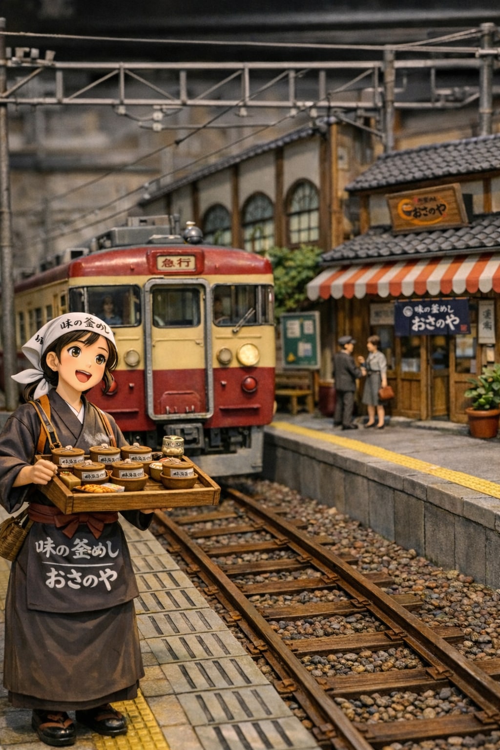 ４５５系とお弁当屋さん | の人気AIイラスト・グラビア