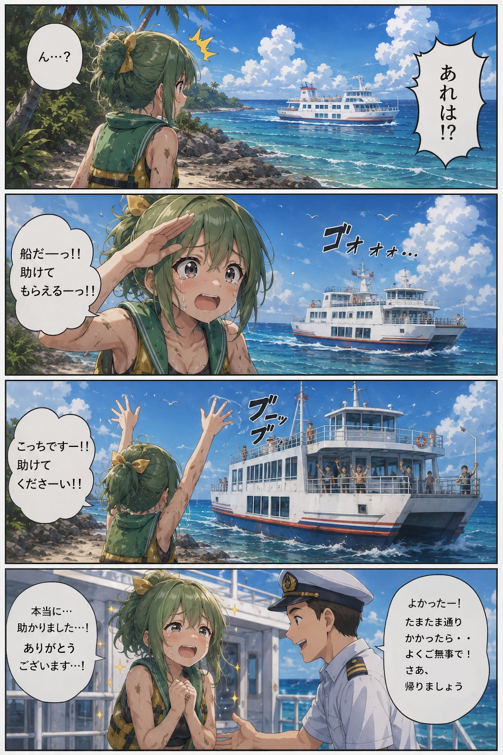 不幸の幸子ちゃん〜漂流編＆頼んでない荷物が続けて家に届く幸子(リメイク)