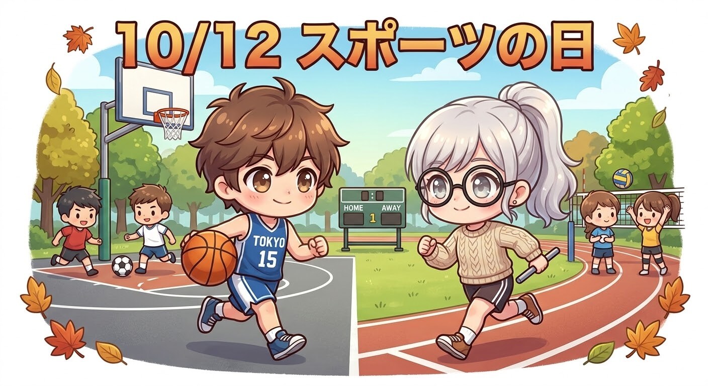 今日は「スポーツの日」 | の人気AIイラスト・グラビア