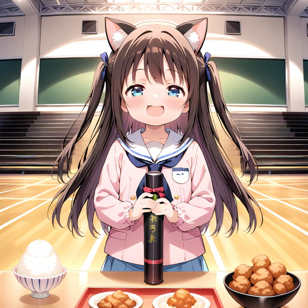 デブ達の日々を歌う小さな女の子