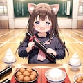 デブ達の日々を歌う小さな女の子 2枚目