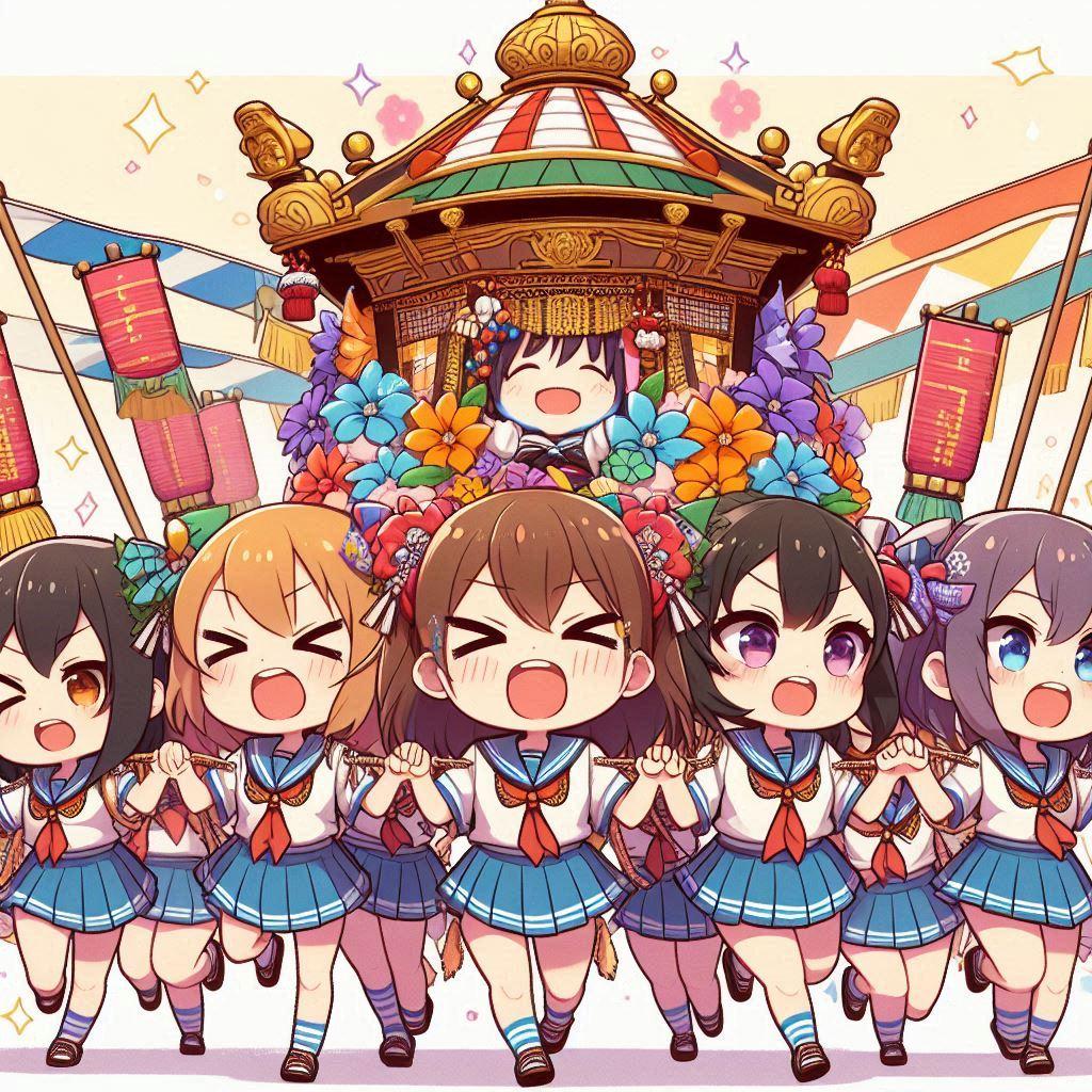 お神輿ワッショイ！！ | の人気AIイラスト・グラビア