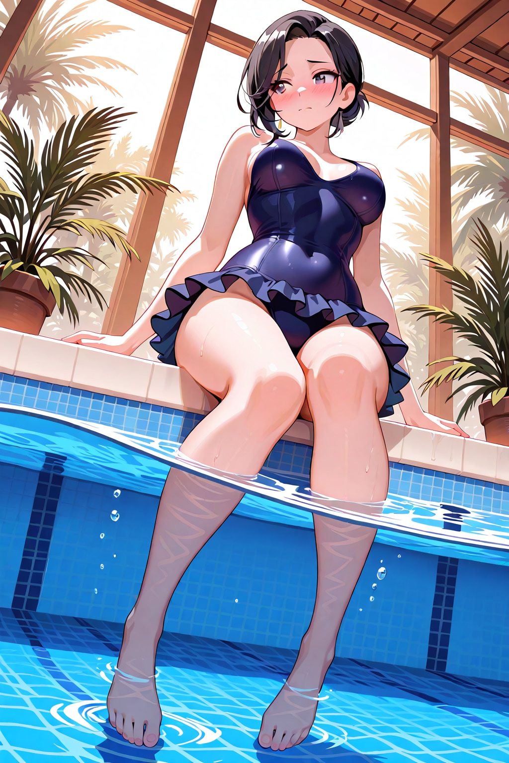 この水着、どうかしら…
