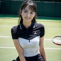 女子テニス部 2枚目