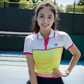 女子テニス部 5枚目